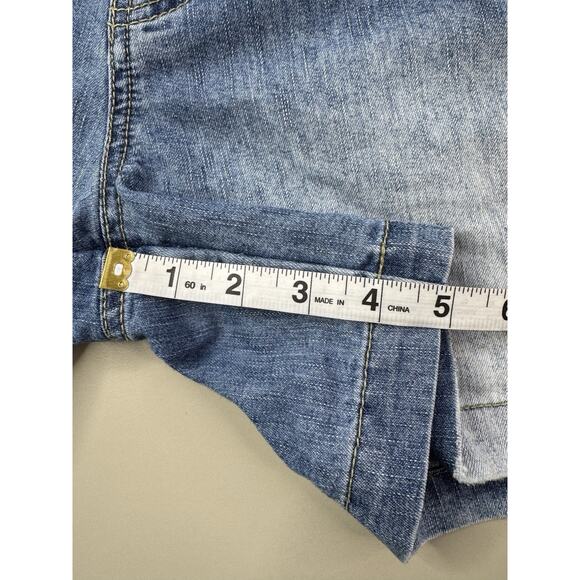 Vintage Y2K UnionBay Womens Denim Cargo Shorts 13 Blue Juniors Retro Millennial - Picture 4 of 16